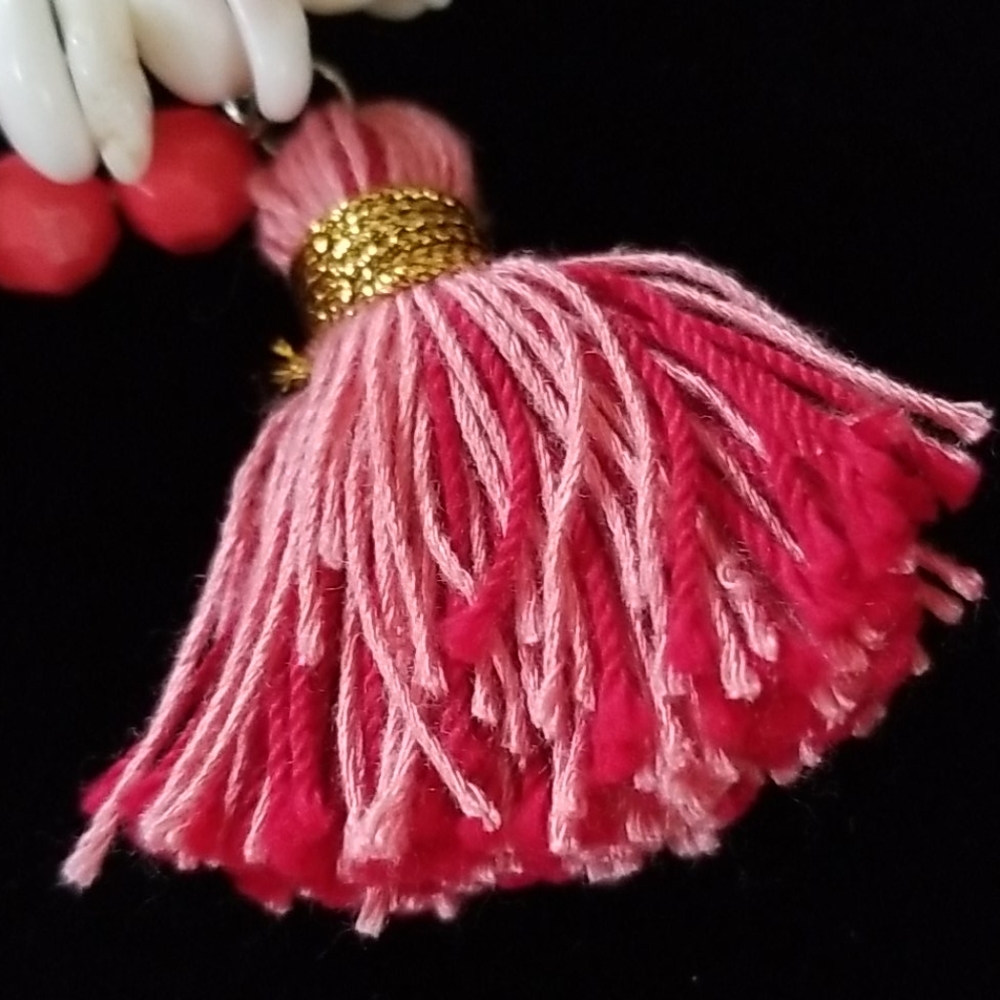 Hand Crafted Natural Shell Wired Wrap Bracelet Wi… - image 8